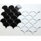 Mosaico de porcelana 295x335mm Modern Kitchen Wall Tiles Shape do ventilador