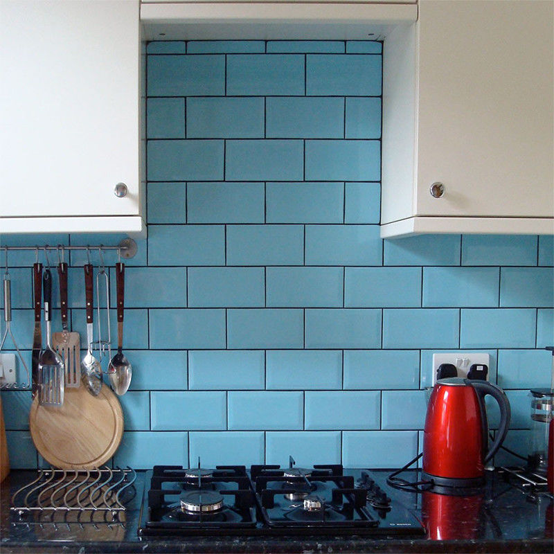 Anti Skidding Modern Kitchen Backsplash Tile 100x200 acabamento plano / chanfrado