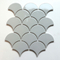 Mosaico de porcelana 295x335mm Modern Kitchen Wall Tiles Shape do ventilador